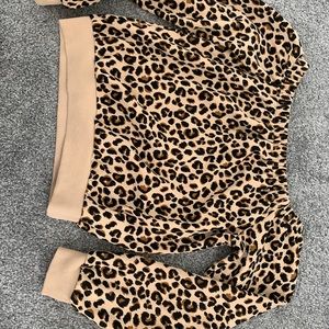 Leopard print sweater